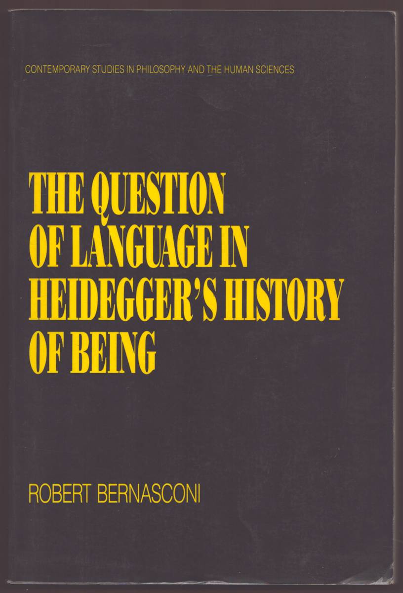 QUESTION OF LANGUAGE IN HEIDEGGER'S HISTORY OF BEING