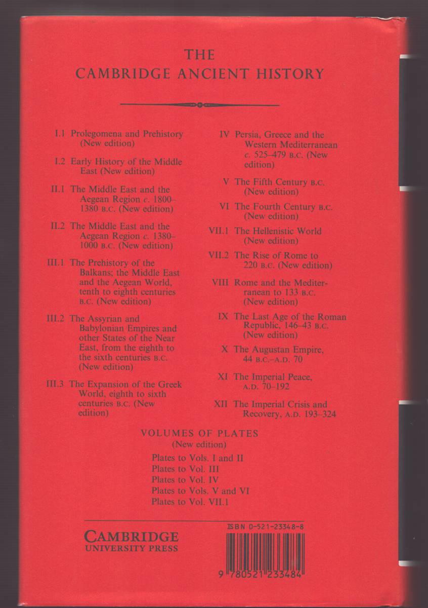 THE CAMBRIDGE ANCIENT HISTORY VOLUME VI The Fourth Century B. C.