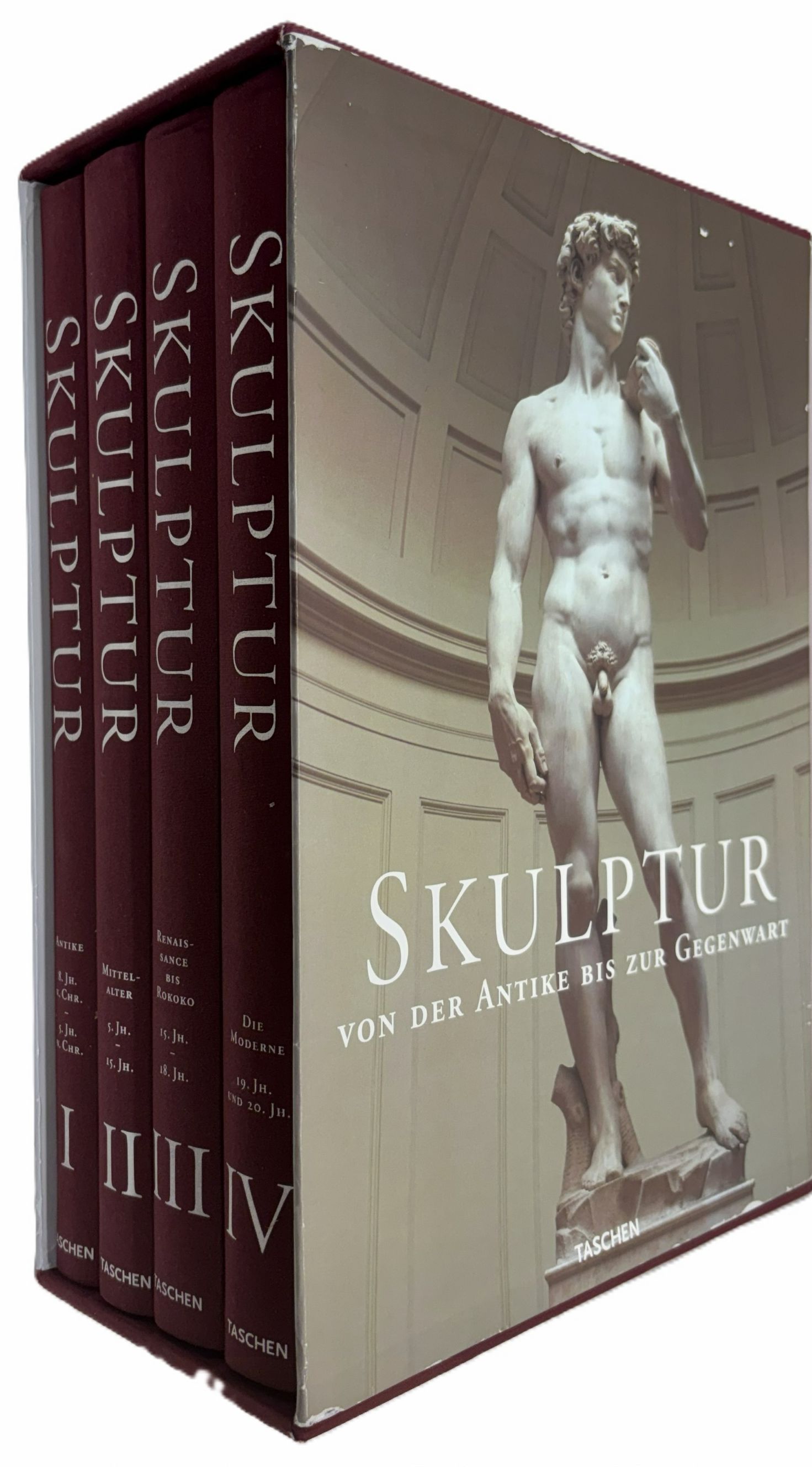SKULPTUR, VON DER ANTIKE BIS ZUR GEGENWART (4 VOLUMES COMPLETE IN SLIPCASE)