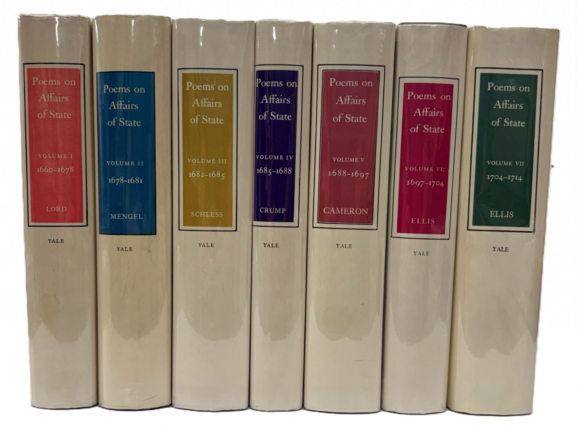 Image for POEMS ON AFFAIRS OF STATE (7 VOLUMES UNABRIDGED FROM 1660-1714) POEMS ON AFFAIRS OF STATE (7 VOLUMES UNABRIDGED FROM 1660-1714)