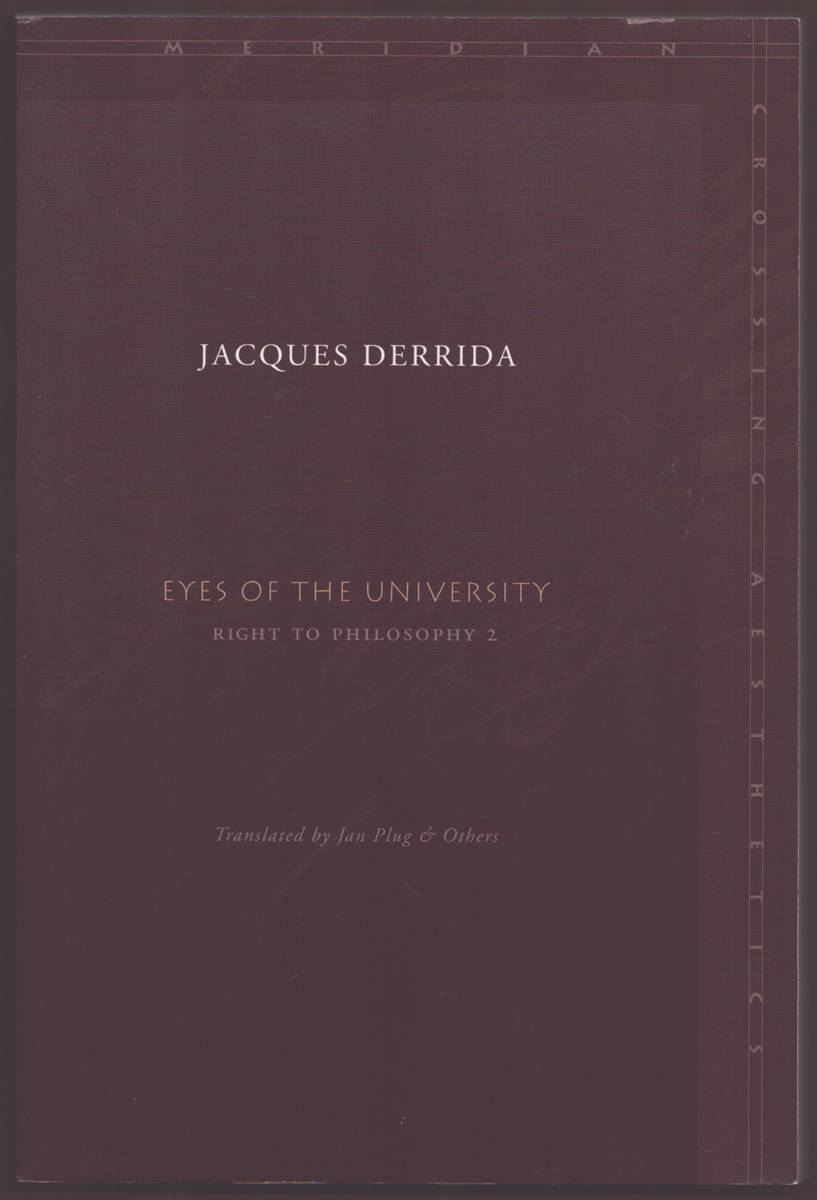 Image for EYES OF THE UNIVERSITY Right to Philosophy 2 EYES OF THE UNIVERSITY Right to Philosophy 2