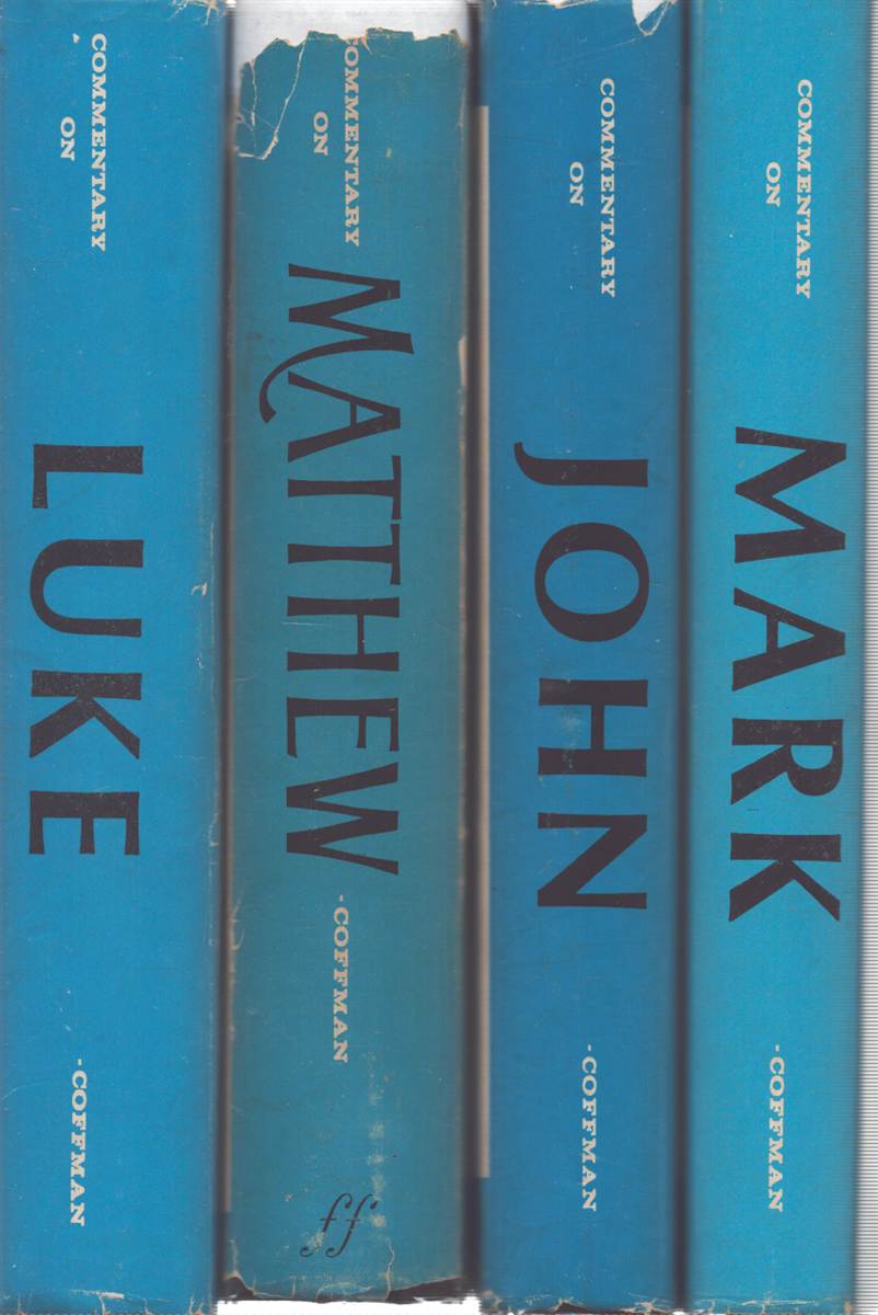 COMMENTARY ON MATTHEW / COMMENTARY ON LUKE / COMMENTARY ON MARK / COMMENTARY ON JOHN (4 VOLUMES, INSCRIBED BY AUTHOR)