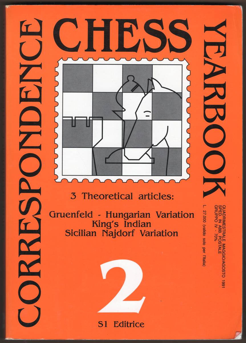 Image for CORRESPONDENCE CHESS YEARBOOK 2. Correspondence Tournament News Review CORRESPONDENCE CHESS YEARBOOK 2. Correspondence Tournament News Review