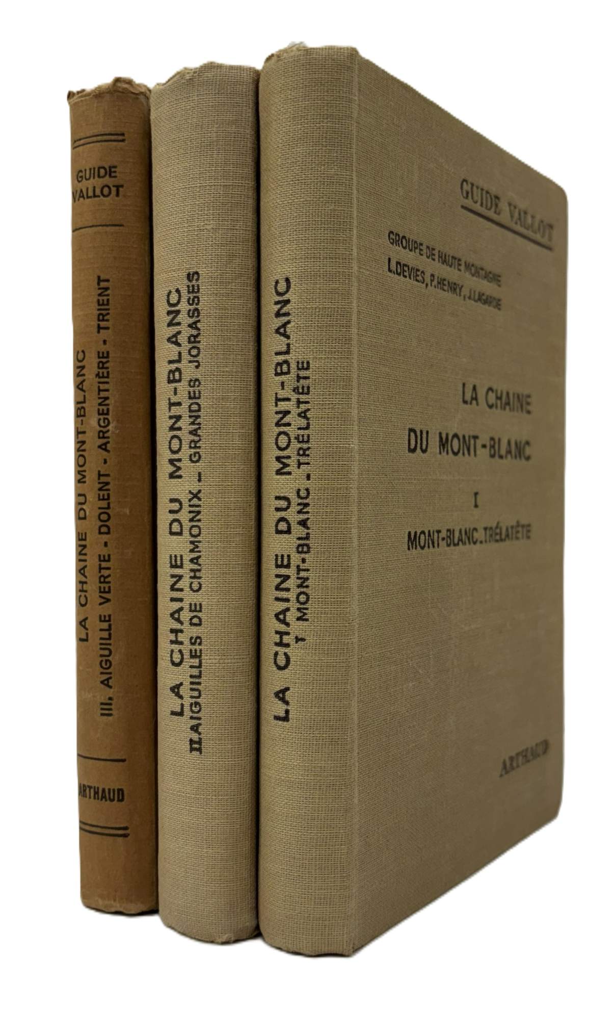 LA CHAINE DU MONT-BLANC (VOLUMES 1, 2, AND 3)